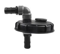 Para IBC Tote Lid DN150 para cosecha de agua de lluvia, cubierta intermedia de contenedor a granel con conector de succión de tanque de agua y adaptador de manguera, sello de almacenamiento de agua de