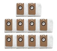 Para iHome para AutoVac para Nova S1 Pro Robot aspirador bolsas de polvo compatibles con captura eficiente la suciedad y los desechos con construcción disponible en 6 o 10 unidades (paquete de 10)