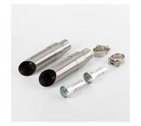 Para Indian Para Scout Para Bobber Sixty 15-24 tubo inox escape moto | Silenciador escape GP corto para motocicleta Para Rogue Twenty, sin cordones, compatible con DB Killer(A)