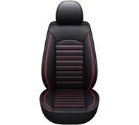 para Infiniti ESQ/Nissan Juke 2014 2015 2016 2017 2018 2019 Cubierta de Asiento de Cuero del Coche,Transpirable Protector Juegos de Cubreasientos Accesorios,B/Black and Red