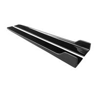 para Infiniti G Series G25 G35 G37 2007-2013 Divisores Extensión Falda Lateral Coche Delantal Cuerpo ala Divisora Labios Falda Lateral Coche(Carbon Look)