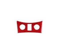 Para Infiniti G37 2008-2013 G35 2007-2008 G25 11-12 Q60 14-15 Accesorios Asiento Fibra Carbono Panel Control Calefactado Decoración Interior Coche Interior Coche Cubierta Panel(Red A)