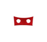 Para Infiniti G37 2008-2013 G35 2007-2008 G25 11-12 Q60 14-15 Accesorios Asiento Fibra Carbono Panel Control Calefactado Decoración Interior Coche Interior Coche Cubierta Panel(Red B)