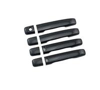 Para Infiniti Para G25 Para G35 Para G37 2006 2007 2008 2009 Cubierta De Manija Puerta Plástico ABS Color Negro Carbono. Accesorios Para Auto Maneta Puerta Vehículo(Carbon Smart hole)