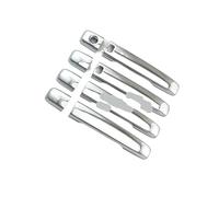 Para Infiniti Para G25 Para G35 Para G37 2006 2007 2008 2009 Cubierta De Manija Puerta Plástico ABS Color Negro Carbono. Accesorios Para Auto Maneta Puerta Vehículo(Chrome Smart hole)