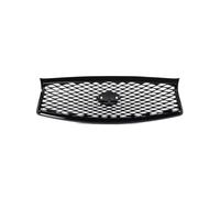 para Infiniti para Q50 para Q50S 2014 2015 2016 2017 Todos Los Modelos Kit Rejilla Malla Capó Parachoques Superior Frontal Negra Brillante Rejilla Calandra Rejillas Delanteras