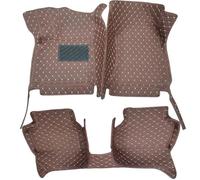 para Infiniti Q50 2014-2015 Alfombrillas Coche Revestimientos Piso Cobertura Total Durable Impermeable(Brown,LHD)