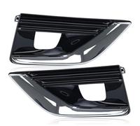 Para Infiniti Q50 2018-2020 Cubierta Lámpara De La Luz Antiniebla Bisel Negro Cromado Plástico Cubiertas De Las Luces Antiniebla Marco Parrilla LIANGYIMEI(1pair)