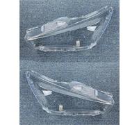 Para Infiniti Q50 Q50L 2013-2019, cubierta de faro, pantalla lámpara, lente vidrio transparente(1pair)