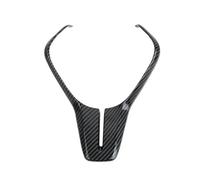 Para Infiniti Q50 Q50L Q60 2018-2022 Embellecedor Marco Volante Fibra De Carbono ABS Panel Cubierta Central Adhesivo Decorativo Accesorios Para Interior Coche