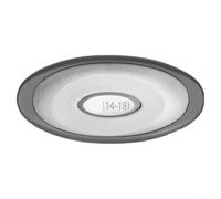 Para inserto de almohada ovalado y soporte trasero para J-300 Series 2007-2014, con ventana de luz LED para un spa mejorado (1 unidad)
