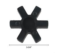 para inserto de Goma para l150 para Acoplamiento L-Jaw para | Material uretano , flexible, rendimiento para en sistemas de acoplamiento, color negro estándar