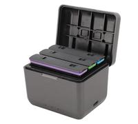 para Insta 360 X4 Hub de Carga de Batería, Hub de Carga de 3 Canales con Ranura para Tarjeta de Almacenamiento de Cable USB Tipo C, Hub de Carga Rápida para Accesorios Insta 360 X4