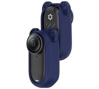 para Insta360 GO 3S Funda Protectora de Silicona Portátil, Antiarañazos, a Prueba de Polvo y Golpes, Cámara Deportiva 360 GO 3S/3 Carcasa Suave y Liviana (Azul)
