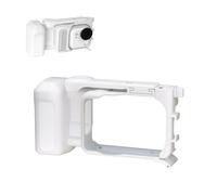 para Insta360 GO Ultra Empuñadura de Fotografía Ergonómica Portátil de Liberación Rápida, Marco Protector Antiimpacto y Antiarañazos, Kit de Adaptador Multifuncional 360 GO Ultra (Blanco)