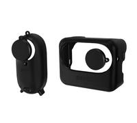 Para Insta360 GO3 Funda protectora Tapa de lente Protector Compartimento Batería Funda Silicona Para Insta360 GO3 (Funda de silicona gris (cuerpo + lente)