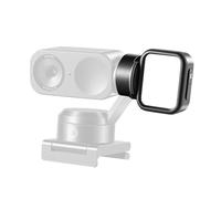 para Insta360 Link 2 Pro Cámara de Transmisión en Vivo Luz de Relleno Magnética Alto Brillo Diseño Liviano Portátil Ajustable para 360 Link 2/ 2C/ 2 Pro
