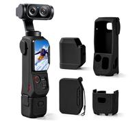 para Insta360 Luna Ultra, Kit de protección Completa: Funda para la cámara, Tapa para el Objetivo, Funda para la Pantalla y Cubierta para la batería，Negro