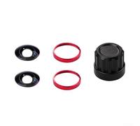 Para Insta360 X5 Juego de lentes intercambiables 2pcs con actualización de vidrio óptico para mejorar la imagen y flexibilidad creativa (rojo)