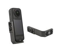 para Insta360 X5 Soporte Magnético Horizontal y Vertical, Marco Protector Antigolpes, Adaptador de Expansión para Cámara Deportiva 360 X4/X3 con Interfaz de Tornillo de 1/4"