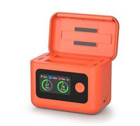 para Insta360 X6 el Centro de Carga Inteligente 5 en 1 con Pantalla LCD | Carga rápida,modo de equilibrio de potencia combinada,cargador doble de baterías,estuche de almacenamiento y batería externa