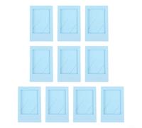 para instantánea Marco de fotos Set 10pcs para Fujifilm para mini película | Se adapta a películas de 2 x 3 pulgadas, pantalla vertical u horizontal, acabado acrílico negro, soporte resistente