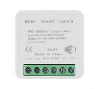 Para interruptor de luz inteligente con WiFi y funcionalidad de temporizador, no requiere concentrador, 16 A para una automatización mejorada del hogar