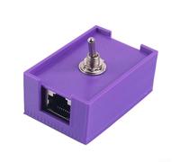 Para interruptor de palanca para conexiones Ethernet RJ45 permite el control manual del tráfico de red en CAT5 para configuraciones de par trenzado CAT6