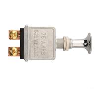 Para interruptor de tracción en D de carga pesada, 75 A, 6-28 V CC, SPST de 2 niveles, de aleación en Z, para coche, camión, barco, M-arine, para ATV, RV avión