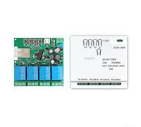 Para interruptor inteligente WiFi de doble canal, control de voz ABS para | Control de doble canal, malla WiFi, comando de voz, control remoto de aplicaciones, fácil configuración de luces