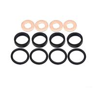 Para inyector Frontera para Astra B, combustible de 12 piezas para Sintra O-For Ring Seals Set de repuesto para Omega B Signum B/c para Vectra G a para Zafira (número de pieza 90502704)