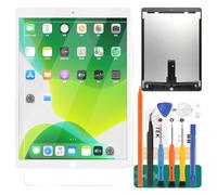 para iPad Pro 12.9 2017 2 º reemplazo de Pantalla A1670 A1671 A1821 LCD Pantalla táctil digitalizador Asamblea con IC Conector PCB Flex CableRepair Kits(White)