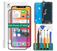 para iphon XS MAX para Pantalla de iPhone XS MAX LCD Display iPhone XS MAX Pantallas Completa Touch Digitizer Replacement Sensor A1921, A2101, A2102, A2104 (Incell,Negro)