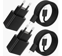 para iPhone 16/15 Adaptador USB C con Cable de 60 W 2M Tipo C a Tipo C, 2 Pack Cargador de iPhone Negro para iPhone16 / iPhone 15 Pro MAX/MacBook/iPad/Samsung