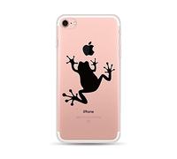 para iPhone 6S Plus Funda iPhone 6 Plus, CrazyLemon Funda Protectora de TPU Transparente Ultra Delgada de Gel de TPU Silicona Transparente para iPhone 6 Plus / 6S Plus 5.5" - Rana