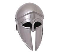 Para iralo Corintios timón, de acero, con funda de cuero interior - griegos - Gladiator casco