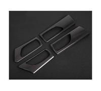 Para IS250 IS300h IS350 F Sport 2014-2018 Cubierta Del Marco De La Manija Interior De La Puerta Del Automóvil De Fibra De Carbono Real HRQCTIM