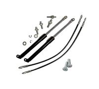 PARA Isuzu PARA D-Max DMAX 2012-2019 Puntales De Asistencia Para Puerta Trasera Amortiguador Puntal Trasero Desaceleración Varilla hidráulica puntales Gas