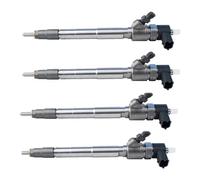 para Isuzu para JMC 2.8L 4JB 2009-2018 Motor Inyector Diesel 1112100ABA 4 Piezas 0445110454 Boquilla Inyectora de Combustible Inyectores Combustible