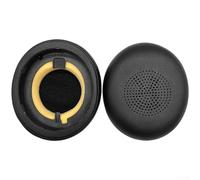 Para Jabra para elite 45H y Evolve2 65 UC almohadillas de repuesto para los oídos, cómodas almohadillas de piel sintética para auriculares (B)