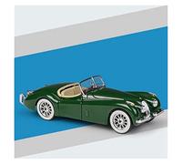 para Jaguar 1951 XK120 Roadster Convertible Coche Clásico Simulación Coche En Miniatura De Aleación 1 24(2)