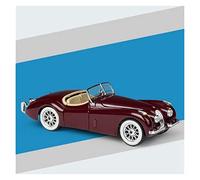 para Jaguar 1951 XK120 Roadster Convertible Coche Clásico Simulación Coche En Miniatura De Aleación 1 24(Taglia Unica)