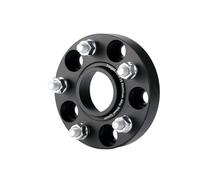 Para Jaguar Para E-Pace I-Pace Para PoleStar M14x1.5 1 Pieza Adaptador Espaciador De Rueda PCD 5x108 CB 63.4 Espaciadores Ruedas(1 piece Black 25mm)