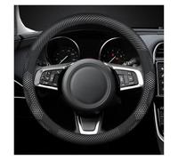 para Jaguar para E-Pace para F-Pace para F-Type Xe Xf Xk XJR Xfr Xj Xel Xfl Tapa Volante Cuero Ante Fibra Carbono Cubierta Volante(O Blanco de carbón)