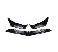 para Jaguar para XE 2020 2021 2022 2023 2024 Parachoques Delantero Divisor Alerón Difusor Protector Kit De Carrocería Ajuste Kit Divisor De Cuerpo De Labios(Glossy Black)