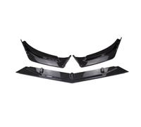 para Jaguar para XE 2020-2023 2024 Parachoques Delantero Divisor Alerón Difusor Protector Kit Carrocería Accesorios Exteriores Ajuste Kit Divisor De Cuerpo De Labios(Carbon Look)