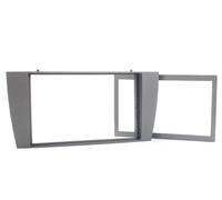 Para Jaguar X-Type Marco Radio Coche Montaje Marco Empotrado 2-DIN Antracita