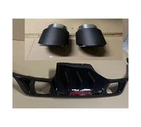 para Jaguar XE 2020 2021 2022 2023 2024 Kit De Carrocería con Difusor Divisor Y Escape Doble para Parachoques Trasero FIXCOR(Glossy Black 2)