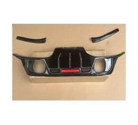 para Jaguar XE 2020 2021 2022 2023 2024 Kit De Carrocería con Difusor Divisor Y Escape Doble para Parachoques Trasero FIXCOR(Glossy Black)