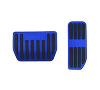 Para Jaguar XE Para F-Pace XEL Para E-Pace Pedales Automáticos Tapa Freno Tapas Pedales Acelerador Cubierta almohadilla pedal freno embrague(AZUL)